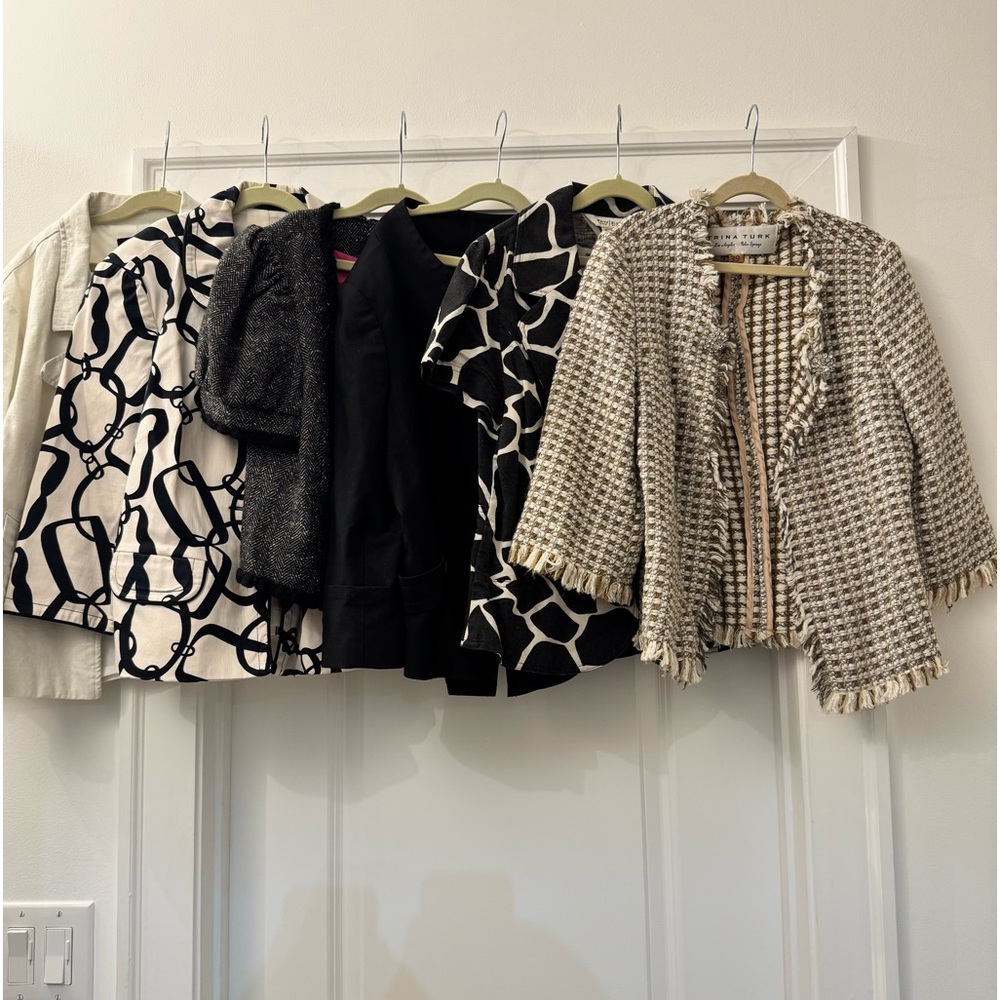 Lot of 6 Trina Turk Blazers